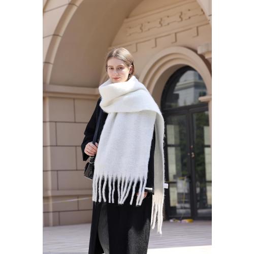 Wander Agio Winter Warm Scarf Long Pashmina Extra Large Shawls and Wraps for Women Large Blanket Scarves Solid