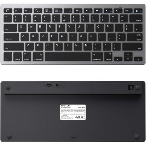 OMOTON Bluetooth Keyboard for iPad 10th Generation 9th, 8th, 7th, iPad Pro 13/12.9/11 inch, iPad Air/Mini, Wireless Keyboard for Bluetooth Enabled Devices