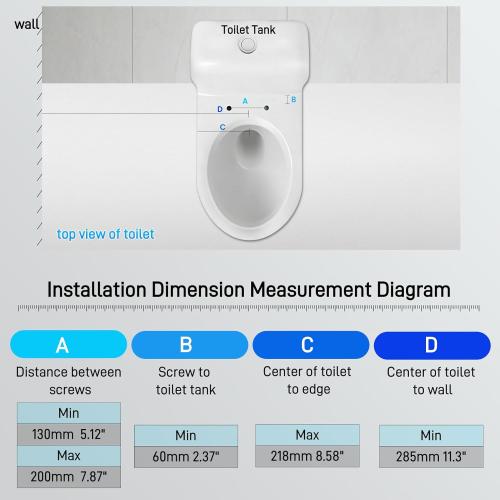 Toilet Safety Rails for Seniors, Adjustable Armrest, Space Saving, Stylish and Durable, Anti Slip and Anti Fall, Suitable for Elderly, Disabled, Pregnant Women with Armrest Toilet Safety Rail