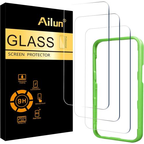 Ailun 3 Pack Screen Protector for iPhone 17 / iPhone 16 Pro [6.3 inch] with Installation Frame, Dynamic Island Compatible, Case Friendly[Not for iPhone16/16Plus/16Pro Max/17Pro/17Pro Max/Air]