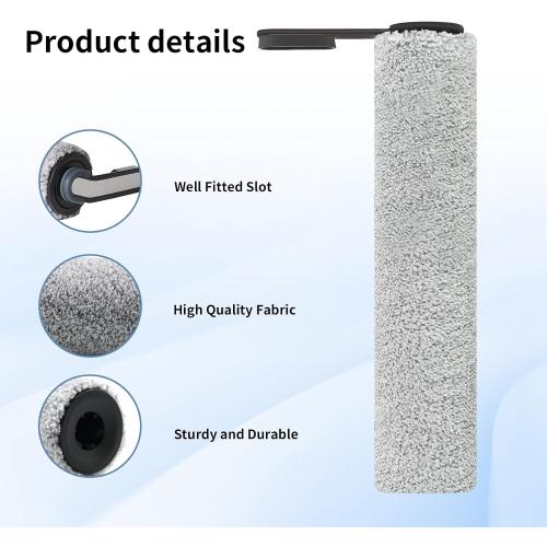 Roller Brush and Filters Replacement Compatible with Tineco Floor ONE S5/Floor One S5 Pro Cordless Vacuum Cleaner,(Not for Other S5 Series Models)3 Brushes Roller,3Filters