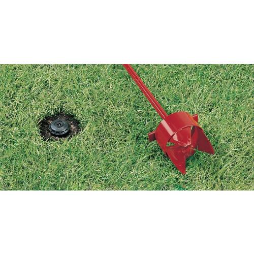Red Kenyon 4 Diameter Sprinkler Head Trimmer, 5/8 Steel Rod Shaft, 85424