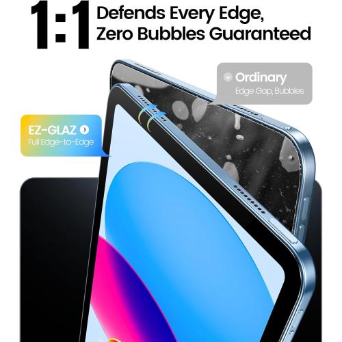 EZ-GLAZ-for iPad A16 11th (11 Inch)/10th Gen (10.9 Inch) Screen Protector