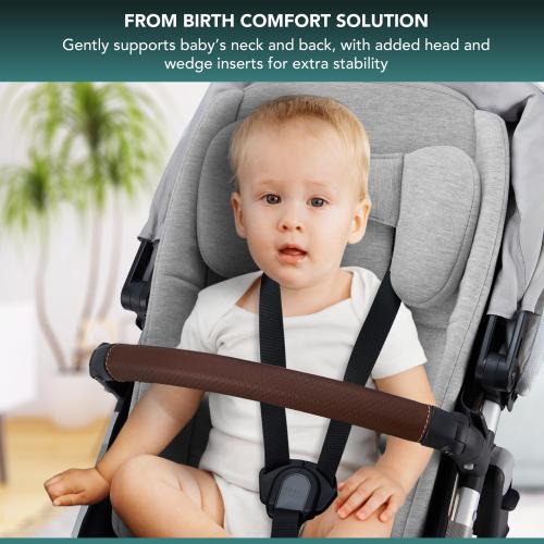 Infant Liner Seat Compatible with Uppababy Vista, Vista V2, Vista V3, Cruz, V2, Cruz V3, RumbleSeat, RumbleSeat V2, 2 in 1 Newborn to Toddler Comfort Insert, New and Improved Liner Material for Babies