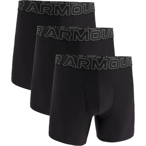 Size L 3 PCS Under Armour Men's Multi-Pack Standard Tech 6 Inseam Boxer Brief