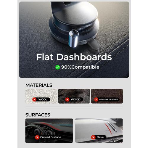 LISEN for Magsafe Car Mount, Cell Phone Holders for Your Car, Magnetic Car Accessories for Women Men Jeep Truck, Vacuum Gifts for iPhone 17 Pro Max 16 15 14 13 12, Samsung S25, Pearl White