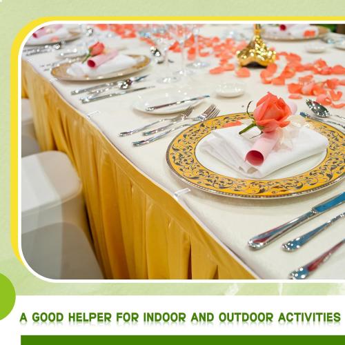 Yerliker 60 Pcs Table Skirting Clips with Hook and Loop Plastic Tablecloth Clips for Meeting Party Indoor Outdoor Events (Clear,Large)