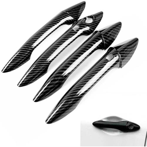 Exterior Door Handle Cover for Hyundai Elantra Sedan Avante 2011-2014 Carbon Fiber Exterior Door Handle Cover Trim Car Exterior Accessories