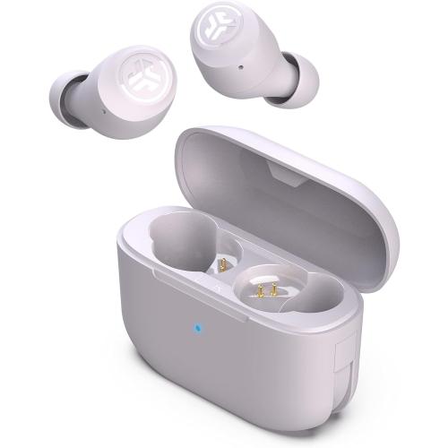 JLab Go Air Pop True Wireless Earbuds, in Ear Headphones, Bluetooth Earphones, Ear Buds with 32H Playtime, Bluetooth Earbuds with Microphone, USB Charging Case, Dual Connect, EQ3 Sound, Lilac