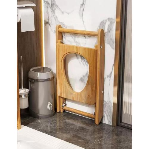 Wooden Steam Seat with Four Legs,Foldable Yoni Steamer Chair,Yoni Seat Kit,Anti-Skid Shower Stool,V Steam Seat Kit for Women V Cleaning and Tightening,Postpartum Care 15.7 H(No Steamer)