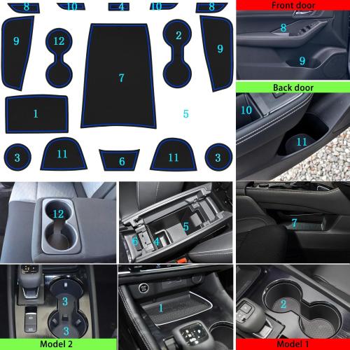 Center Console Liner for Nissan Rogue Accessories 2021-2024 2025 2026