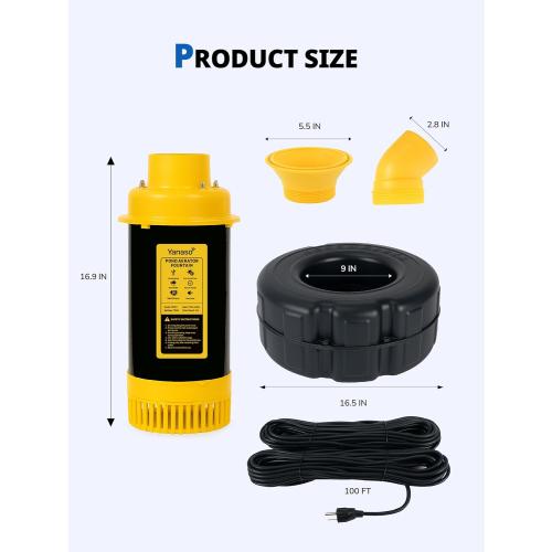 Pond Fountain Aerator, 1HP 15000 GPH Fountain Pump with Timer, 15A/110V 100FT power cord, 2 Spray Patterns, Energy-Efficient Water Circulation for Ponds & Lakes