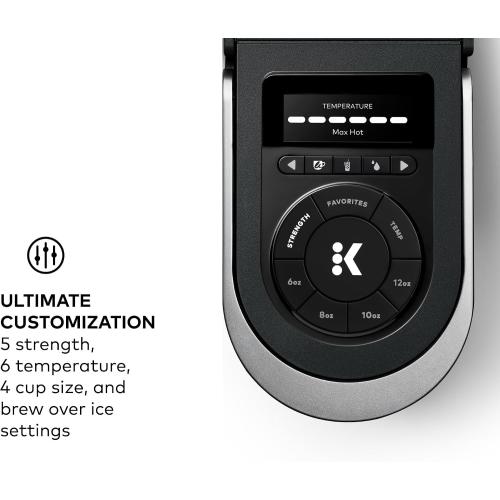 Keurig K-Supreme SMART Coffee Maker, MultiStream Technology, Brews 6-12oz Cup Sizes, Black