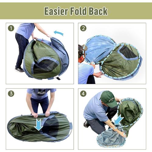 Night Cat Pop-up Camping Tent: 1 Person Tent Waterproof Instant Easy Setup Outdoor Tent
