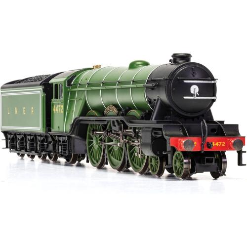 Hornby Electric Train Set - R1255M The Flying Scotsman A1Class - OO Gauge Train Starter Sets, Adult Vintage Trains, Small Hobby Model for Adults - with Tracks, MidiMat, Connecting Track, Controller