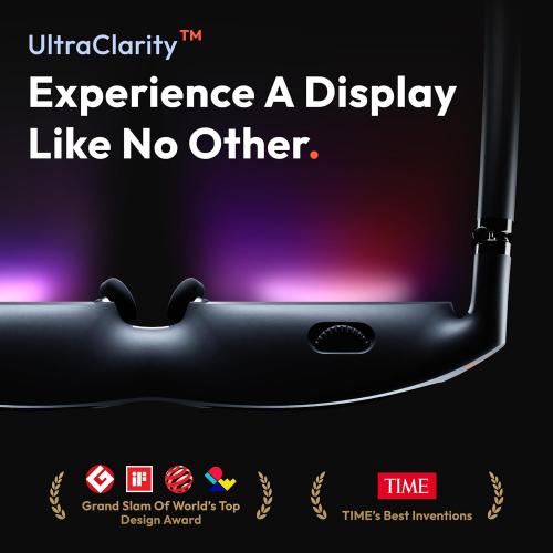 VITURE Pro XR/AR Glasses, 135 120Hz 1000Nits Display, Harman Audio,Electrochromic Film,Myopia Adjustments,for iPhone 17/16/15/Android/Mac/PC/Steam Deck,First-ever Immersive XR Experience for Switch 2