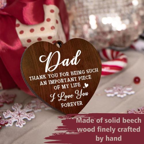 Size 4x6 Color Brown Fathers Day Birthday Gifts for Dad, Dad Gifts Wood Rotating Picture Frame, Dads Birthday Gift, Gift for Dads Father Daddy from Daughter Son, Dad Frame Fits 4x6 In Photo