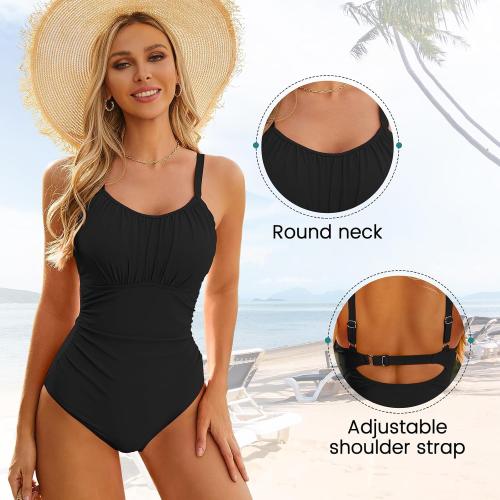 SiZe L....Modest One Piece Swimsuit Women Tummy Control 2025 Long Torso Slimming Bathing Suit Cute Floral Swim Suits