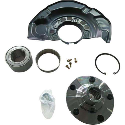 2x Front Left & Right Side Steering Knuckle & Wheel Bearing Hub Assembly w/5-Lug for Toyota Camry 2012-2017 L4 2.5L (No SE or Hybrid Model) 686248 686249