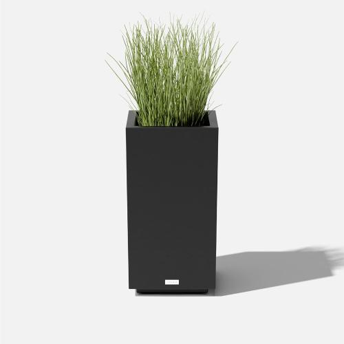 - Tall Planter for Indoor or Outdoor Front Porch | All-Weather Use with Removable Insert Bucket | Modern Décor for Flowers, Tall Trees, Faux Plants
