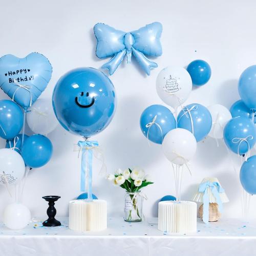 LOLStar Balloon Stand Kit, 4 Pack Table & Floor Balloon Arch Stands with Adhesive Base, Sticks & Archer Holder Easy DIY Assembly. Ideal for Party Decorations Indoor, Outdoor, Table, Floor Party Decor
