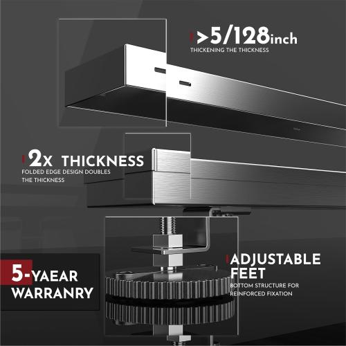 WEBANG 12 Inch Linear Shower Drain Rectangular Floor Drain with Accessories Reversible 2-in-1 Cover Tile Insert Grate Removable SUS304 Stainless Steel CUPC Certified Brushed