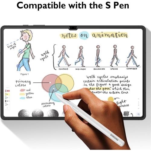 Mothca Matte Glass Screen Protector for Galaxy Tab S10 Ultra / S9 Ultra / S8 Ultra 14.6-inch with Easy Installation Frame, Anti-Glare & Anti-Fingerprint, 9H Hardness Tempered Glass, Smooth as Silk