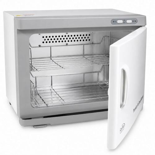 ForPro Professional Collection Premium Hot Towel Warmer, 23L Extra Large Capacity, Two Stainless Steel Racks, White