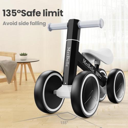 Size 12 Toddler Balance Bike 2 Year Old,12”No Pedal Kids Indoor Outdoor Toy Bike 2-5 Years Old with Tool-Free Adjustments Seat, Lightweight First Bike Gift for 2-3 Boys Girls
