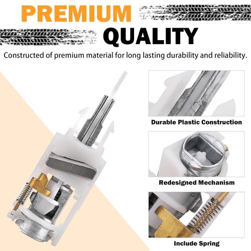 Yinlowa Ignition Switch Actuator Pin Assembly - Fits Jeep Wrangler 1997-2006, Liberty 2002-2007, Grand Cherokee 1999-2004, Dodge Neon, Chrysler PT Cruiser - Replace 4690492AB 924-704 4664099