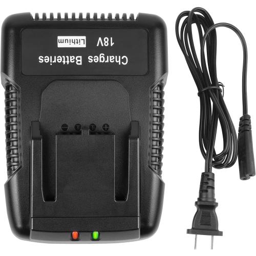 Black 18V R86092 Fast Charger Lithium Battery Charger for RIDGID Tools 18V Battery R840083, R840085, R840086, R840087, AC840085, AC840086, AC840087P AC840089 etc.