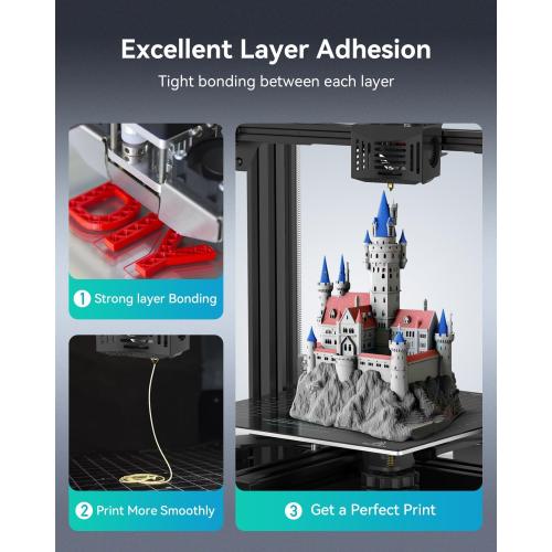 SUNLU PETG Filament 1.75mm,4kg,Black White Klein Blue Red | 3D Printer Filament, Less Stringing, Good Layer Adhesion, High Toughness, PETG Filament 1.75 ±0.02mm
