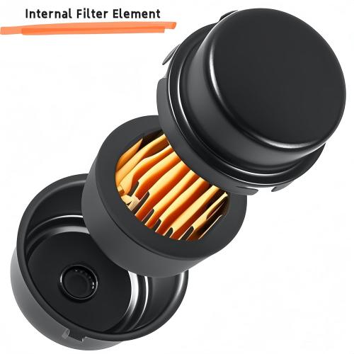 3/4”Thread Air Compressor Intake Filter Silencer,20mm Metal Sound Muffler
