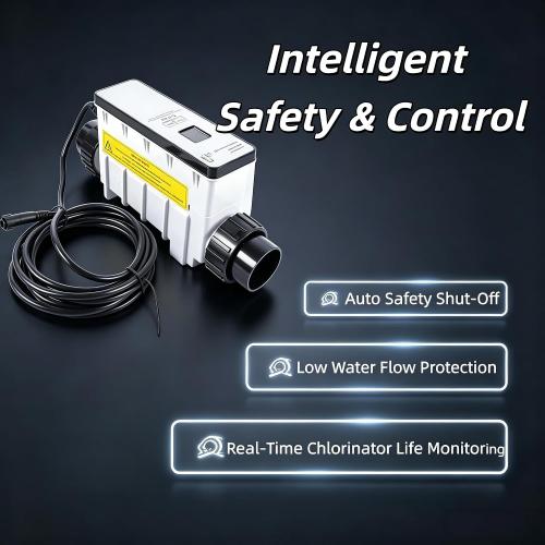 Salt Pool Chlorinator System 520554 EC-520554 Replacement for Pentair IntelliChlor IC20 20000 Gallon Salt Cell Chlorine Generator, Salt Water Pool Chlorinator