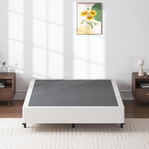 Queen Box Spring 9 Inch Box Spring High Profile Metal Box Springs with Fabric Cover, Easy Assembly, 3000 Lbs Max Weight Capacity