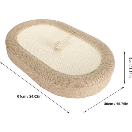Cat Scratcher Bed, Cat Bed Scratching Board Bowl Sisal Cat Scratcher for Indoor Cats Grinding Claw Cat Scratcher for Small Cat Kitten, Furniture Protector