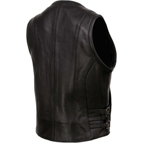 Milwaukee Women's 2XL Black Zippered Front Vest with Side Buckles
