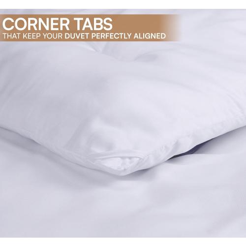 Utopia Bedding Comforters Twin Size, All Season Duvet Insert, Down Alternative Twin Comforter with Corner Tabs, Machine Washable Bed Comforter 64 x 88 Inches (White)