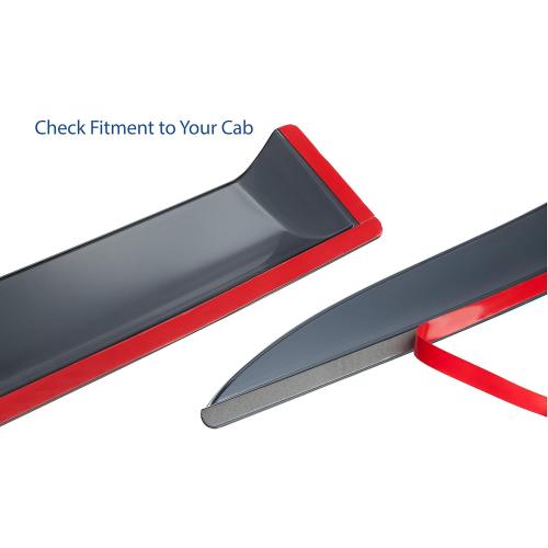 Goodyear Shatterproof Window Deflectors for Nissan Rogue 2021-2026, Tape-on Rain Guards, Window Visors, Vent Deflector Visor, Car Accessories, 4 pcs. - GY008671