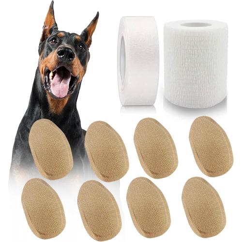 4 Set Doberman Ear Posting Kit for Doberman Pincher Samoyed with Extra 2 Rolls Dog Ear Tapes