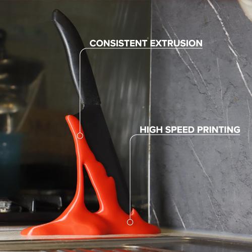 Polymaker PETG Red 3D Printer Filament 1.75mm 1kg, High Speed PETG up to 300mm/s, High Strength New Formula, Excellent Layer Adhesion, Warp Free, Compatible with Most 3D Printers