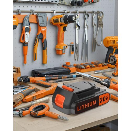 20 Volt MAX 2.0Ah Lithium Replacement for Black and Decker Battery LBXR20 LBX20 LB20 LB2X4020 Compatible with 20V Black and Decker Power  Tools and All Power Lithium Ion Battery 2000mAh