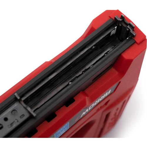 Arrow ET501F Corded 5-in-1 Professional Electric Staple and Nail Gun, Wire Stapler, and Brad Nailer for Upholstery, Framing, Insulation, Crafts, Fencing, and Cable, Black/Red