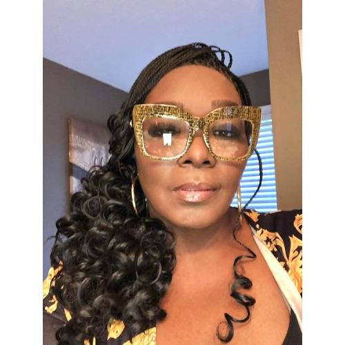 FEISEDY Women's Square Oversized Blue Light Filtering Reading Glasses B2627