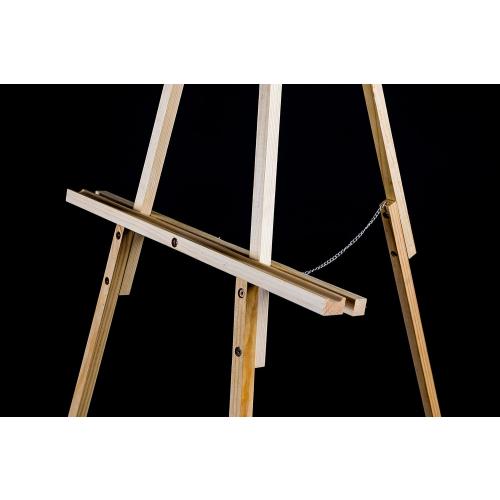 Wood Easel for Wedding or Any Event's Framed Picture Display  l Events Flower Display l Wood Easel Floral (Natural)