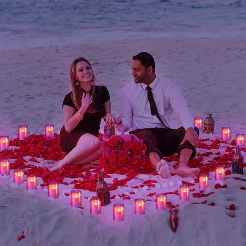 NURADA Flameless Candles: 3D Wick Unbreakable Acrylic Battery Operated LED Pillar Candles - Battery Candles with Remote and Timer for Table Wedding Centerpieces Party Decor 3 Pack Purple