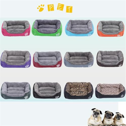 Dog Beds for Small Medium Large Dogs Rectangle Sleeping Pet Bed Washable Dog Bed Coffee Size Large