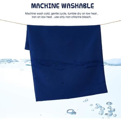 EXQ Home Toddler Pillowcases 13x18 Travel Pillow Case Set of 2, Small Pillow Case Fits Baby Pillow Sized 12x16, 13x18, Kids Pillowcases 2 Pack Machine Washable with Envelope Closure(Navy)