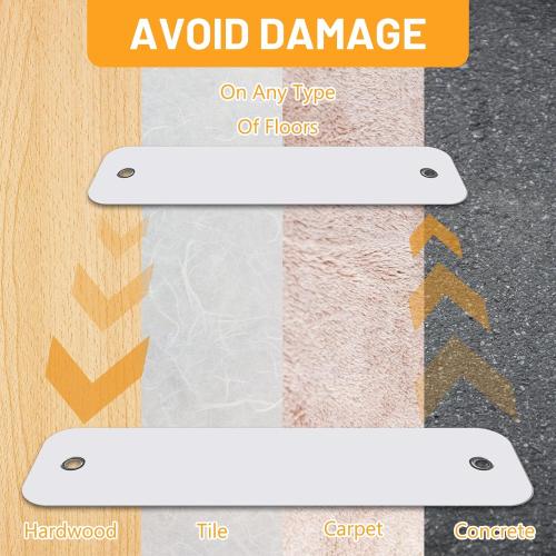 2 Pcs Appliance Sliders for Refrigerators Plastic Appliance Glide with Pull Strap Furniture Moving Slides for Tile Carpet Hardwood Floors (10''×36'')