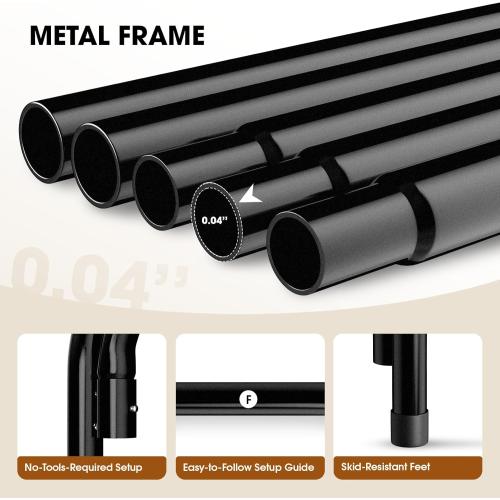 Elevated Dog Bed, Raised Outdoor Dog Bed for Extra Large Sized Dog, Portable Cooling Pet Cot with Breathable & Washable Mesh, Indoor & Outdoor Pet Hammock with Skid-Resistant Feet.